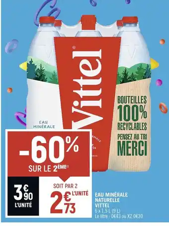Vittel eau minérale naturelle