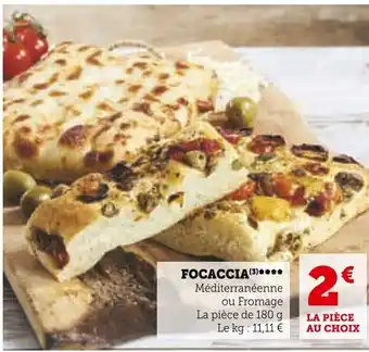 Super U FOCACCIA (3)**** offre