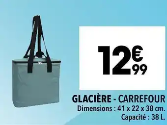 Supeco Carrefour glacière offre