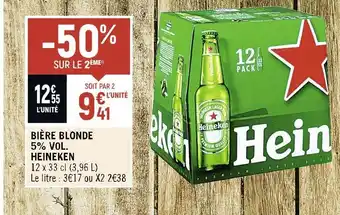 Spar Heineken bière blonde 5% vo offre