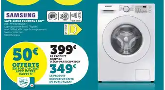Super U Lave-linge frontal 8kg offre