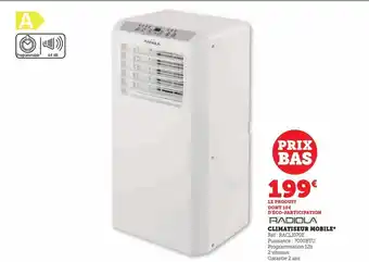 Super U Climatiseur mobile offre