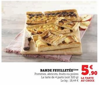 Super U Bande feuilletée offre