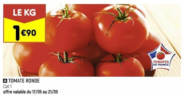 Leader Price Tomate ronde offre