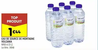 Leader Price Eau de source de montagne volcania offre