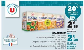 Hyper U Crackers u offre