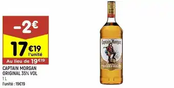 Captain morgan original 35% vol