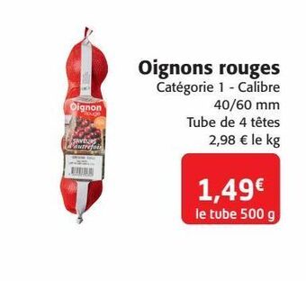 Colruyt Oignons rouges offre
