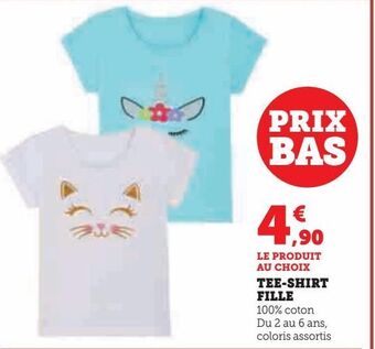 Hyper U Tee-shirt fille offre
