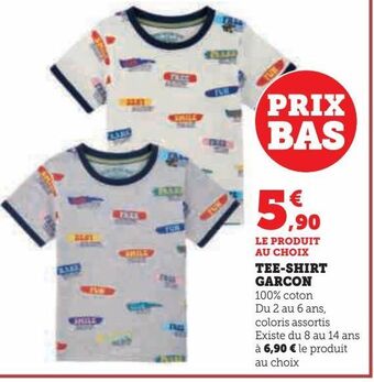 Hyper U Tee-shirt garcon offre