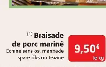 Colruyt Braisade de porc mariné offre