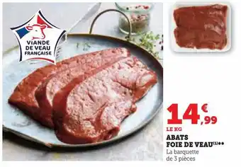 Abats foie de veau