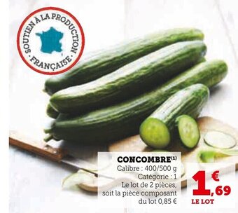 Super U CONCOMBRE (¹) offre