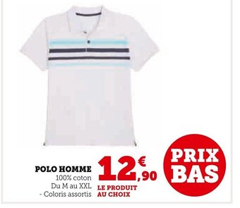 Super U POLO HOMME offre