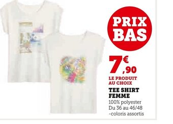 Super U TEE SHIRT FEMME offre
