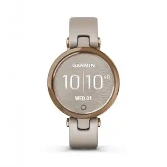 Rue du commerce Montre connecté femme garmin lily, sport 010-02384-11 - bracelet silicone beige offre