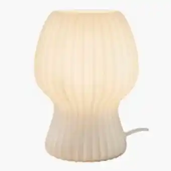 Lampe de table gerluf u00d815xh21cm blanc