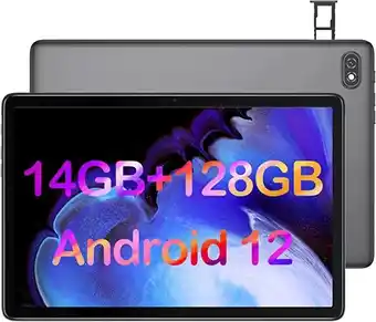 Amazon Oscal tablette android 12, tablette tactile 10.1 pouces, 14go ram+128go rom (1to tf), octa-core,fhd 1920x1200, 4g dual tab... offre