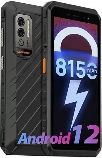 Amazon Ulefone power armor x11 pro smartphone incassable 8150mah batterie, 8go+64go/sd 128go, android 12 telephone portable incas... offre