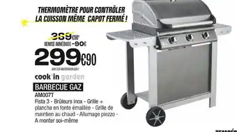 Cook'in garden barbecue gaz