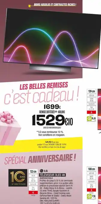Lg téléviseur oled 4k