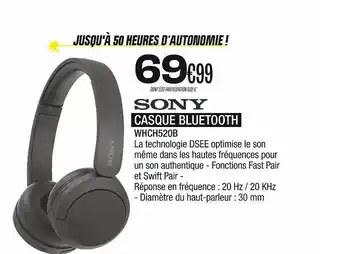 Sony casque bluetooth