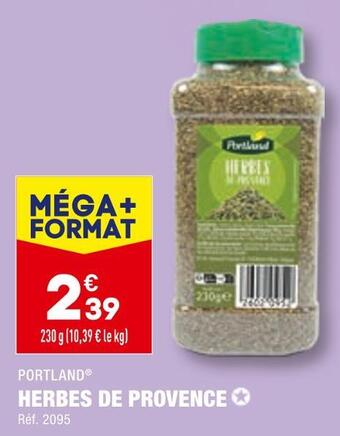 ALDI Portland herbes de provence offre