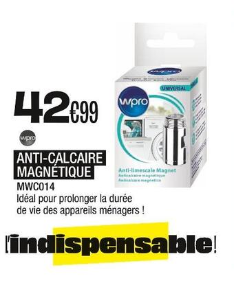 Wpro anti-calcaire magnétique
