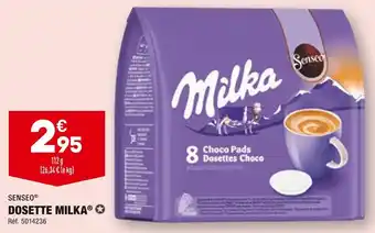 ALDI Senseo dosette milka offre