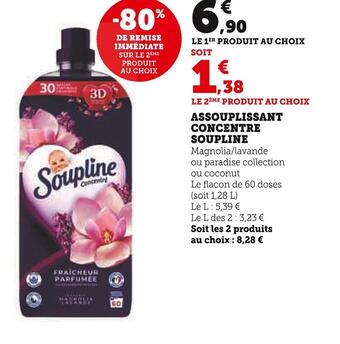 U Express Soupline assouplissant concentre offre