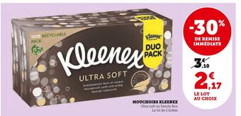 U Express Kleenex mouchoirs offre