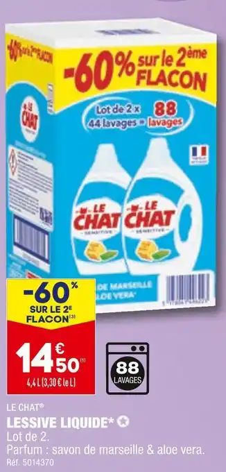 ALDI Le chat lessive liquide offre