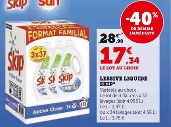 Skip lessive liquide*