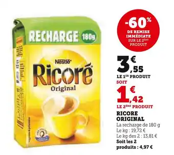 U Express Ricore ricore original offre