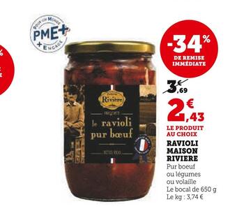 U Express Maison riviere ravioli offre
