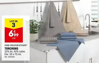 ALDI Home creation kitchen torchons offre
