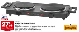 ALDI Ambiano plaque chauffante double offre