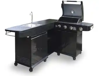 Brico Dépôt Cuisine extérieure complète + housse offre