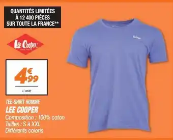 Netto T-shirt homme lee cooper offre