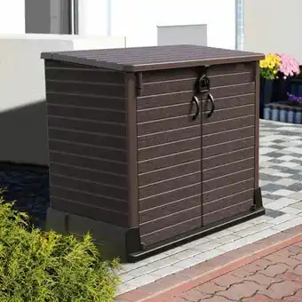 Brico Dépôt Armoire de rangement 850 l en résine offre