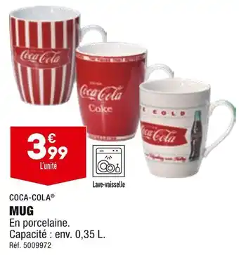 ALDI Coca-cola mug offre