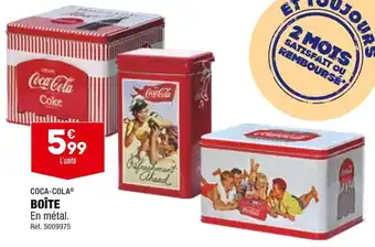 ALDI Coca-cola boîte offre