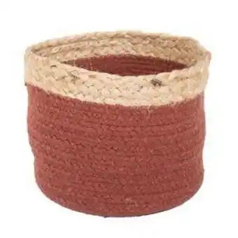 La Foir'Fouille Panier sarah - ø 20 x h 16 cm - terracotta - k.koon offre