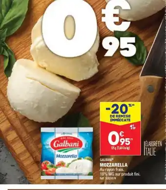 ALDI Galbani Mozzarella offre