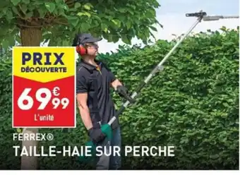 ALDI FERREX® TAILLE-HAIE SUR PERCHE offre