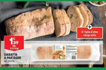 CIABATTA À PARTAGER