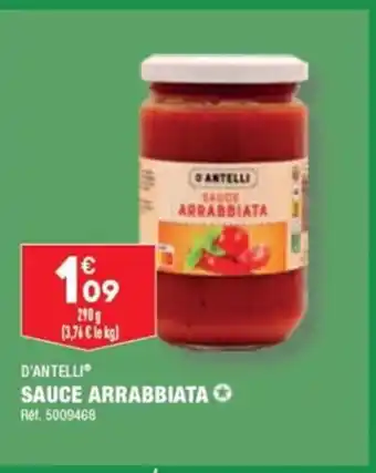 ALDI DANTELLI SAUCE ARRABBIATA offre
