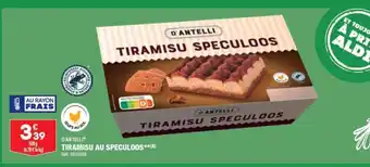ALDI D'ANTELLI TIRAMISU AU SPECULOOS**(A) offre