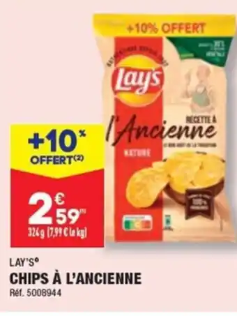 ALDI Lay's CHIPS À L'ANCIENNE offre