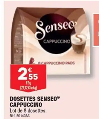 ALDI DOSETTES SENSEO® CAPPUCCINO offre